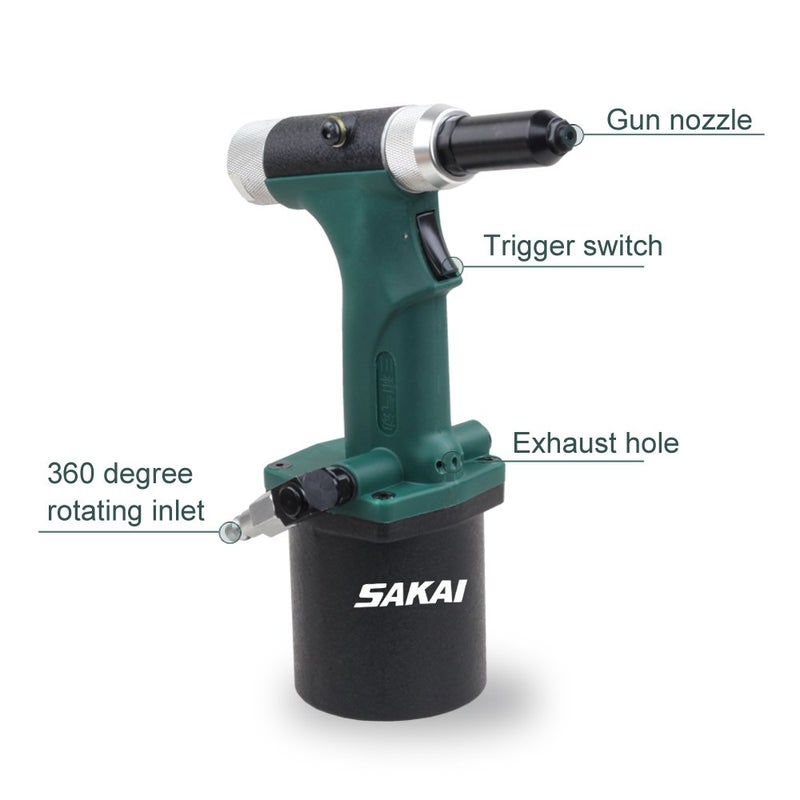 SAKAI Sanhe Pneumatic Hydraulic Pulling Rivet Gun S50 - Image 3